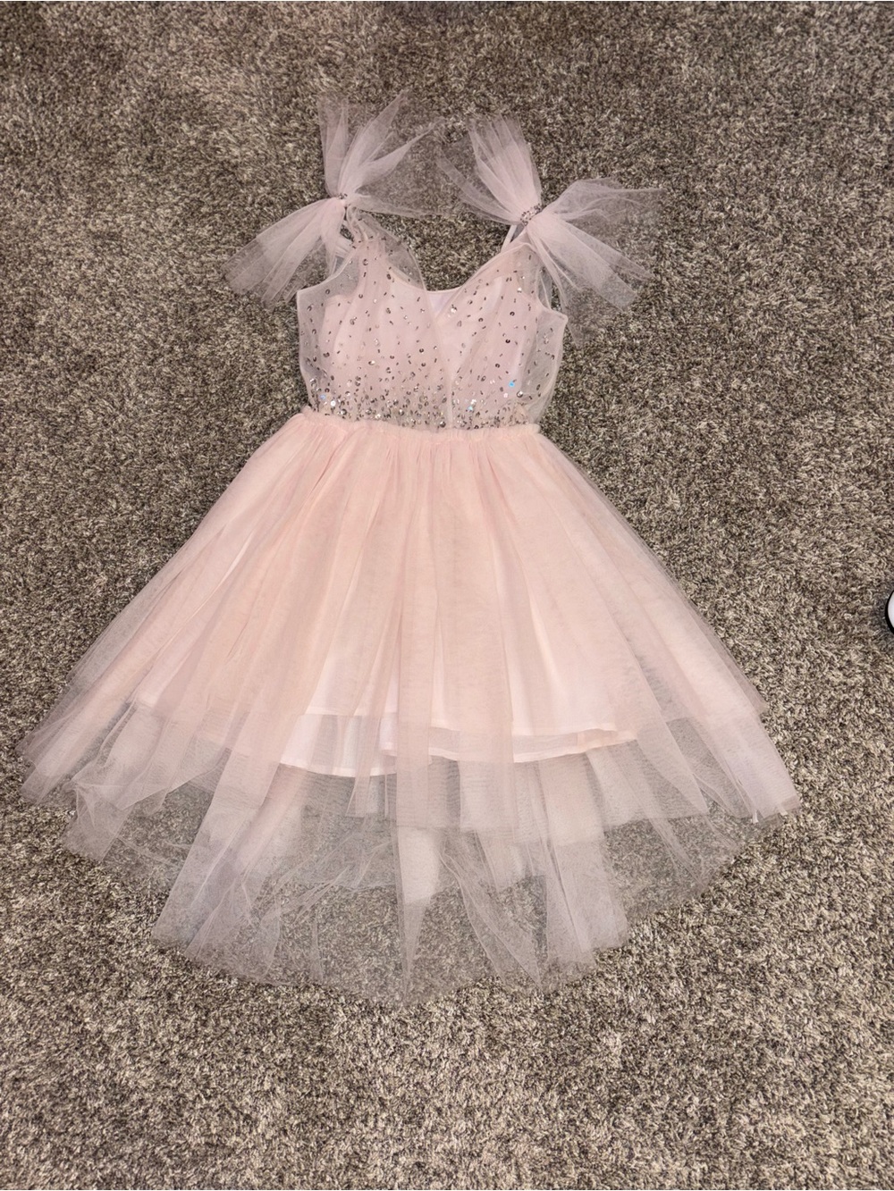 Tutu Du Monde Pale Pink Tulle Party Dress with Sparkle Bodice
